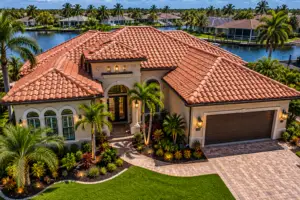 Residential tile roof replacement by licensed Florida contractor